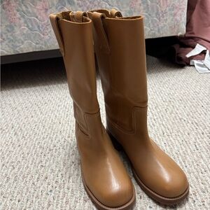 ASOS Tan Heeled Boots